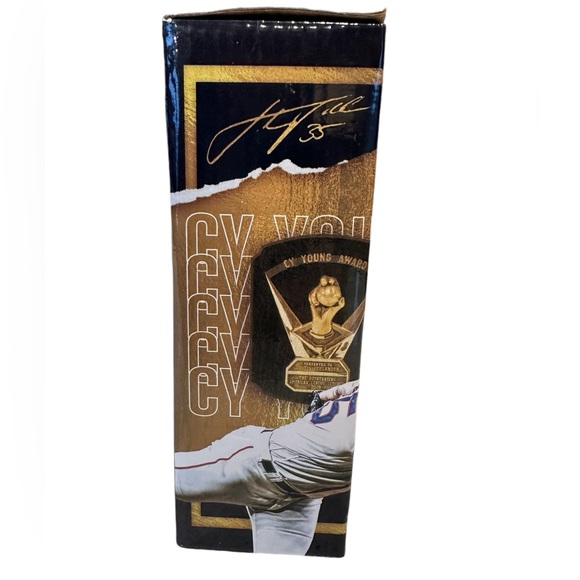 Justin Verlander Houston Astros 2019 AL Champions X Cy Young Award Bobblehead - Picture 2 of 8